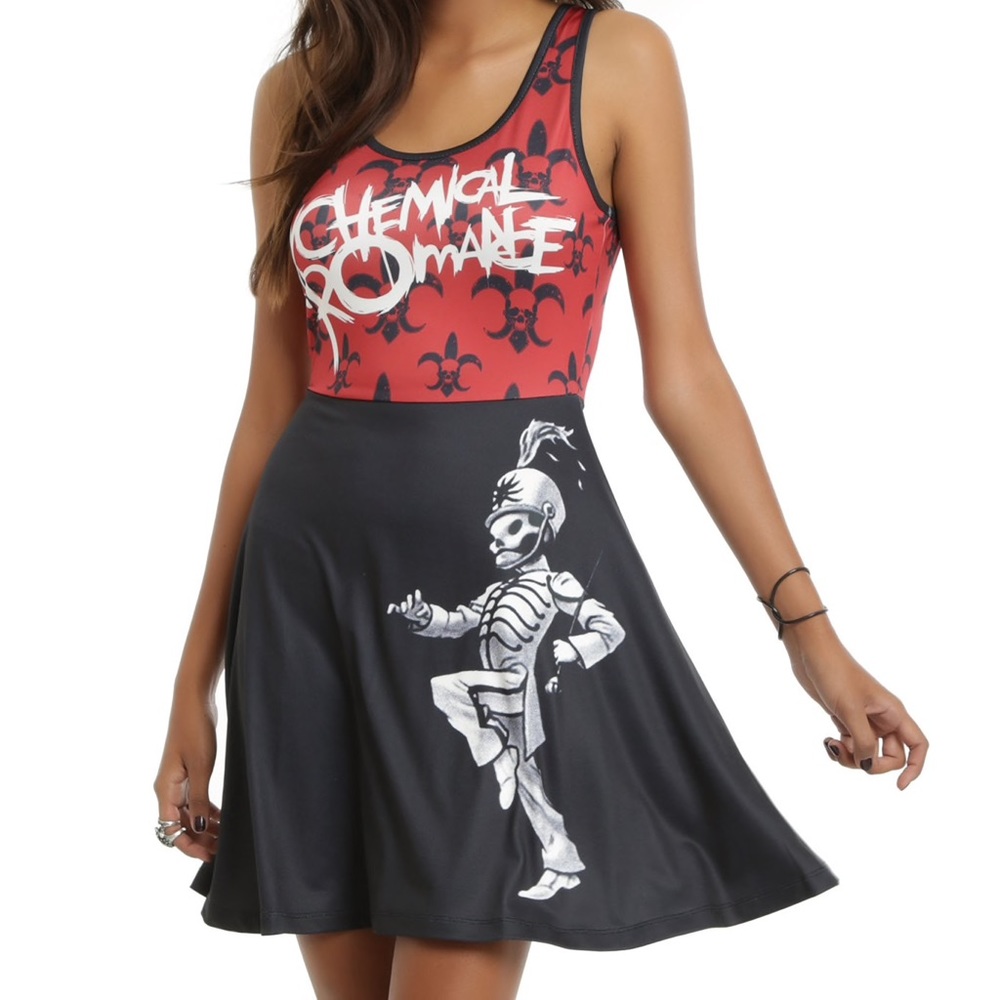 My Chemical Romance MCR Hot Topic Skater Dress